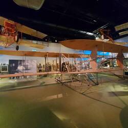 Wright Brothers Motorflugzeug.