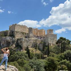 Akropolis von der Nordseite