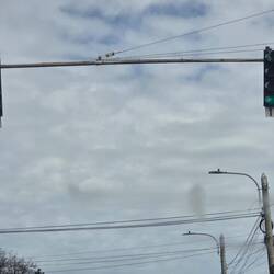The traffic lights have a countdown timer to let drivers' know when lights would change.