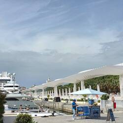 Blick auf die Hafen-Neugestaltung