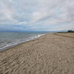 Kaum jemand am Strand