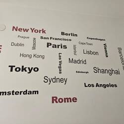 On the wall in my accommodation