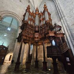 In der Kathedrale die Orgel