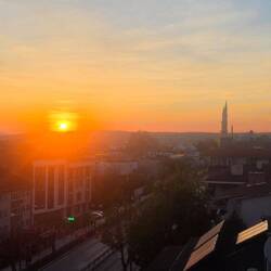 Blick aus dem Hotelzimmer...