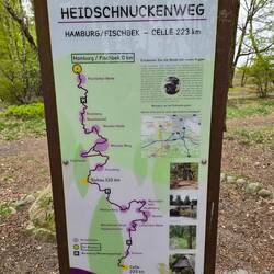 Der Heideschnuckeweg kann beginnen