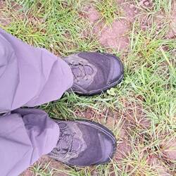 Ein Hoch auf Goretex! Die Füße blieben trocken