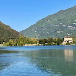 wunderschön der Lago di Toblino