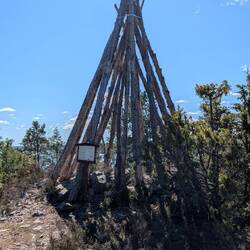 Das ist sowas wie ein Gipfelkreuz