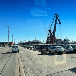 Und schon geht’s in den Hafen 🚐➡️⚓