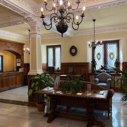Foyer of hotel