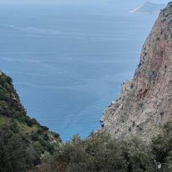 Blick auf's Meer kurz vor Faralya