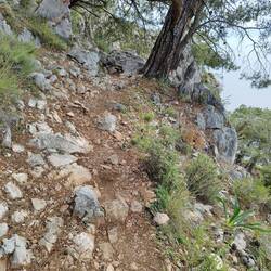 Küstenweg in's Cennet-Camp