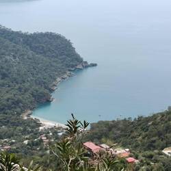 erster Blick auf Kabak-Strand