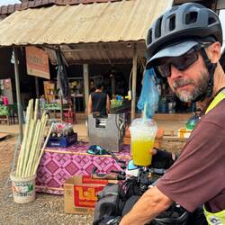 Our first palm sugar drink