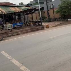 Rolling through a typical small town - high street shops. I think this is Pakkading.