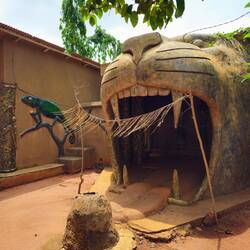 Jaguar Voodoo Temple in Abomey