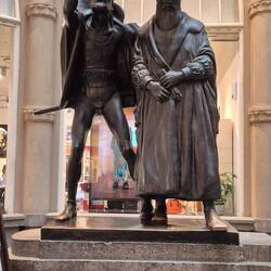 Goethes Faust im Auerbachs Keller.