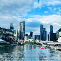 Das erste Mal richtig Sonne in Melbourne am letzten Tag :D