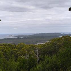 Walpole Nornalup NP: Aussicht vom Hilltop Lookout
