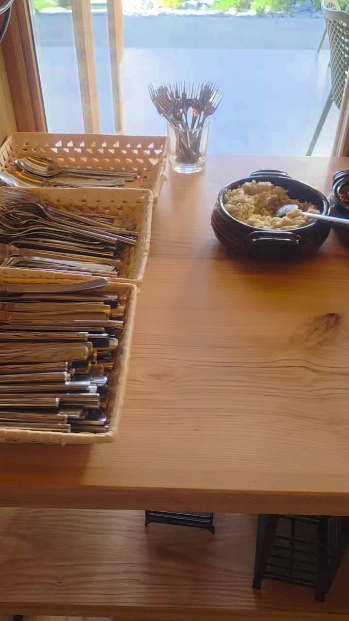 Breakfast spread at Forest Green Spa Resort