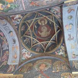 The zodiac was also included in the frescos