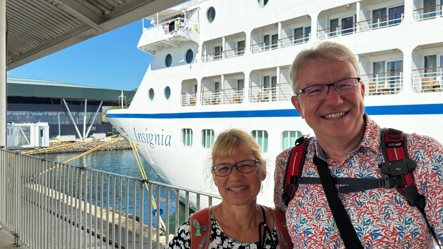 Letzter Blick aufs Schiff