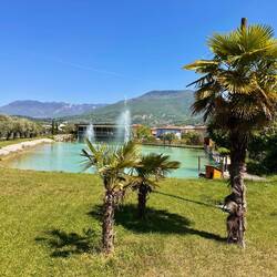 Gartenanlage der Elisir Lounge Bar