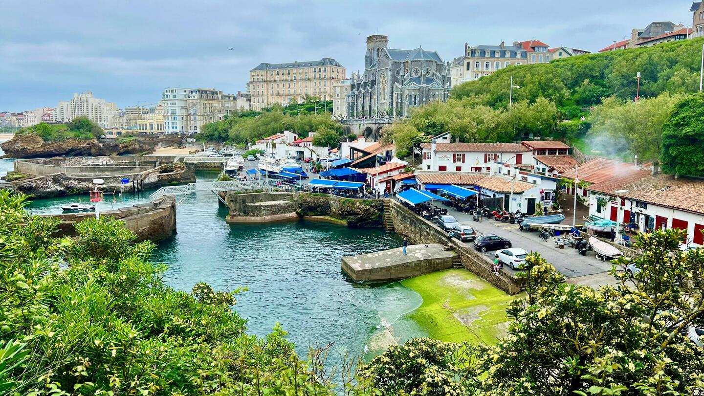 Der alte Fischereihafen von Biarritz
