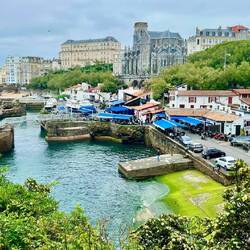 Der alte Fischereihafen von Biarritz