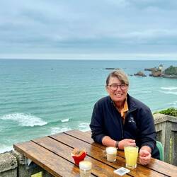 Kaffeepause kurz vor Biarritz