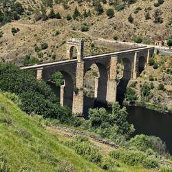 Mittelalterliche Brücke von Alcántara