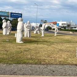 Kreisverkehr am Flugplatz