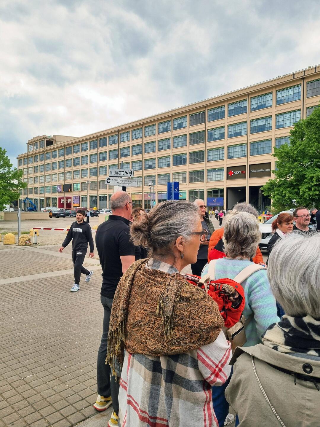 Ehemalige Fiat-Produktionsstätte Lingotto, ein Symbol der Industriegeschichte ...