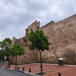 Alte Burgruine von Marbella.
