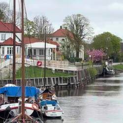 Der historische Hafen in Carolinensiel