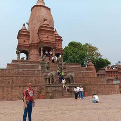 A beautiful Hindu temple within the complex