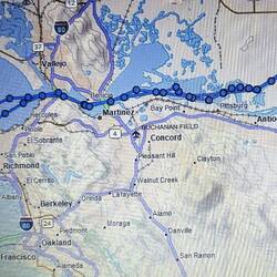Last two days water travel. San Francisco to Benicia, and then Benicia to Rio Vista