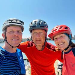 Peter et Silvia, deux allemands en vacances dans le coin
