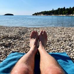 Seul sur la plage…
