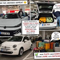 Bei Leihauto überschätzt...