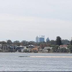 Perth Skyline in the distance.