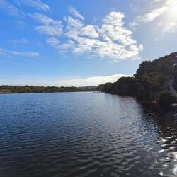 Walpole Inlet, ca. 1m tief