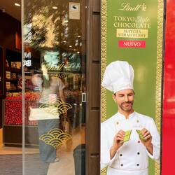 Antwort auf die Dubai-Schokolade: grünes Japan-Pendant von Lindt.