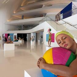 Lebensechte Skulptur