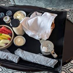 Room service breakfast