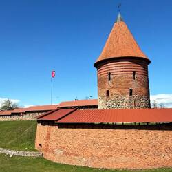 Burg von Kaunas, erbaut im 14. Jh, spielte eine wichtige Rolle im Kampf gegen den Deutschen Orden.