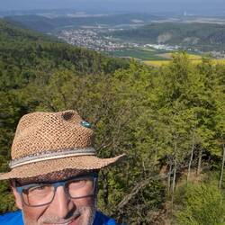...der natürlich erklommen werden wollte.