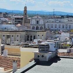The view from the terrace of my accommodation