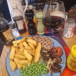 Will feasted on meat while vegan Vicky was away