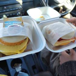 ...a Bao Bun for breakfast with Al before catching the train home